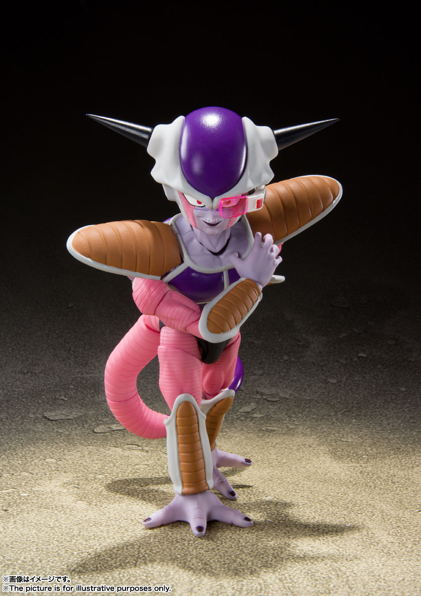 Dragon Ball Z S.H.Figuarts Frieza (First Form) Action Figure with Pod