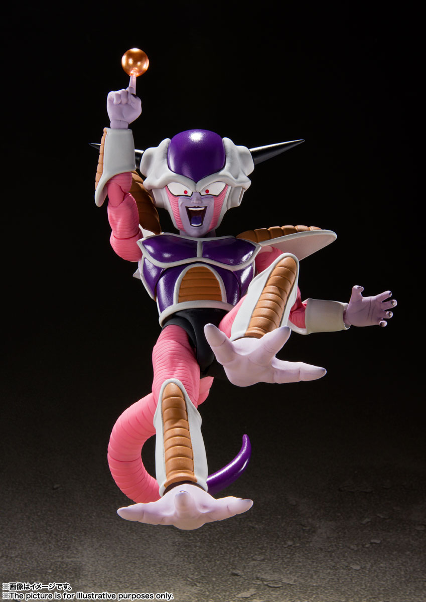 Dragon Ball Z S.H.Figuarts Frieza (First Form) Action Figure with Pod