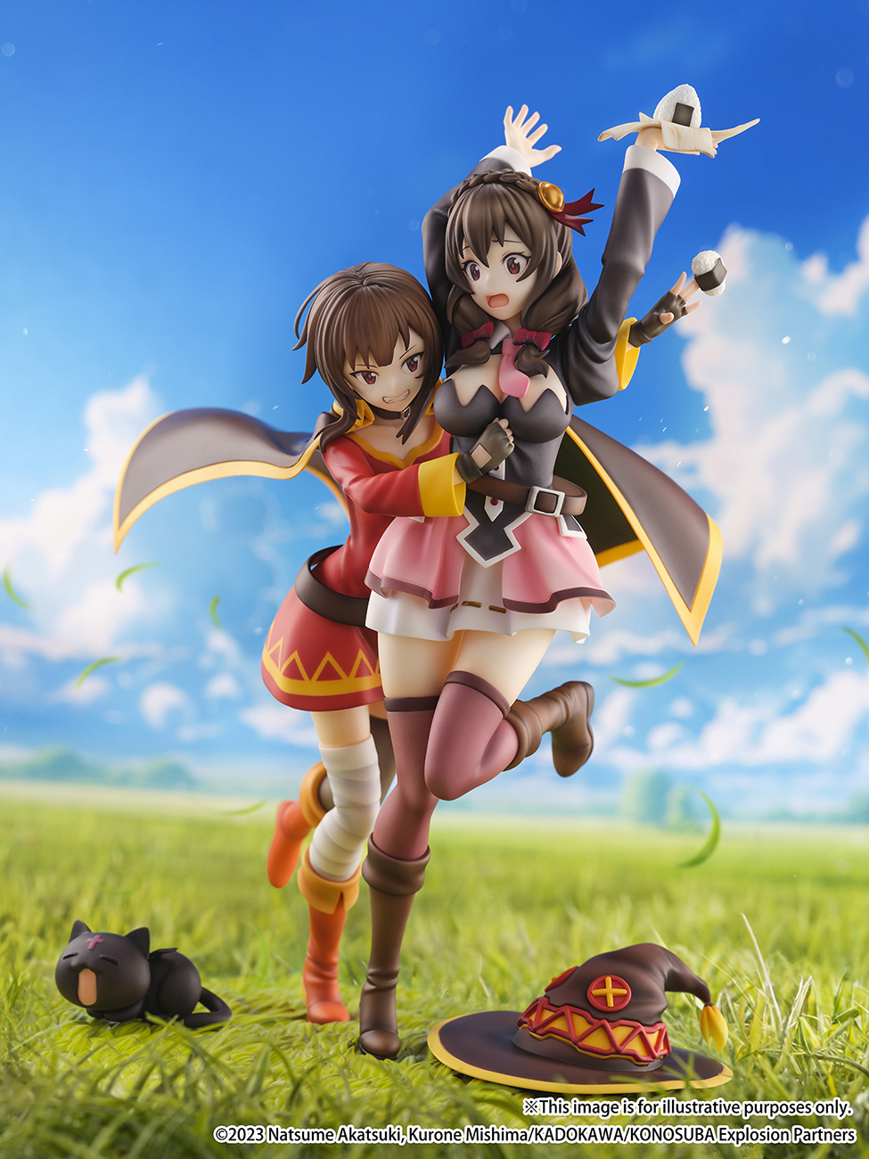 KonoSuba Megumin and Yunyun (They Are Friends Ver.) 1/7 Scale Shibuya Scramble Figure
