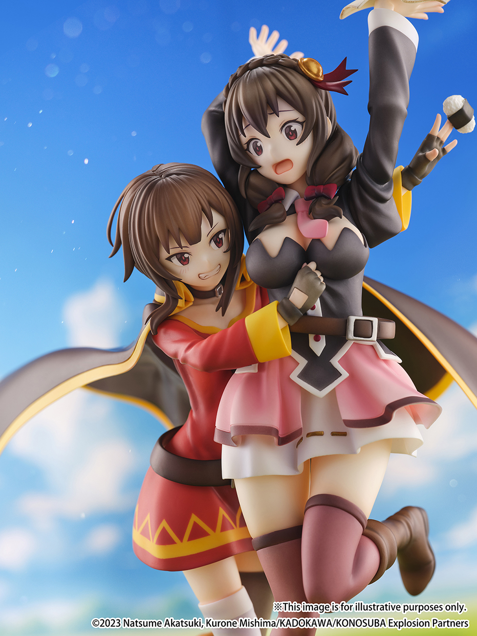 KonoSuba Megumin and Yunyun (They Are Friends Ver.) 1/7 Scale Shibuya Scramble Figure