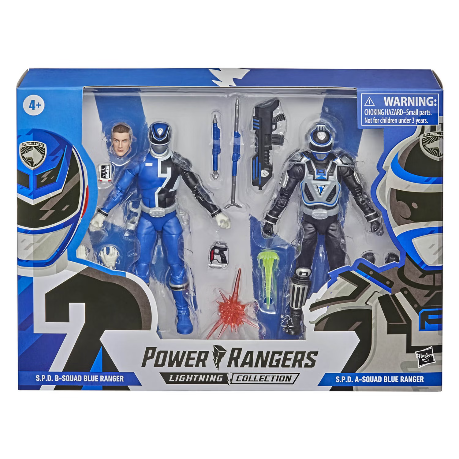 Power Rangers Lightning Collection S.P.D. Squad B Blue Ranger Versus Squad A Blue Ranger 2-Pack Action Figures