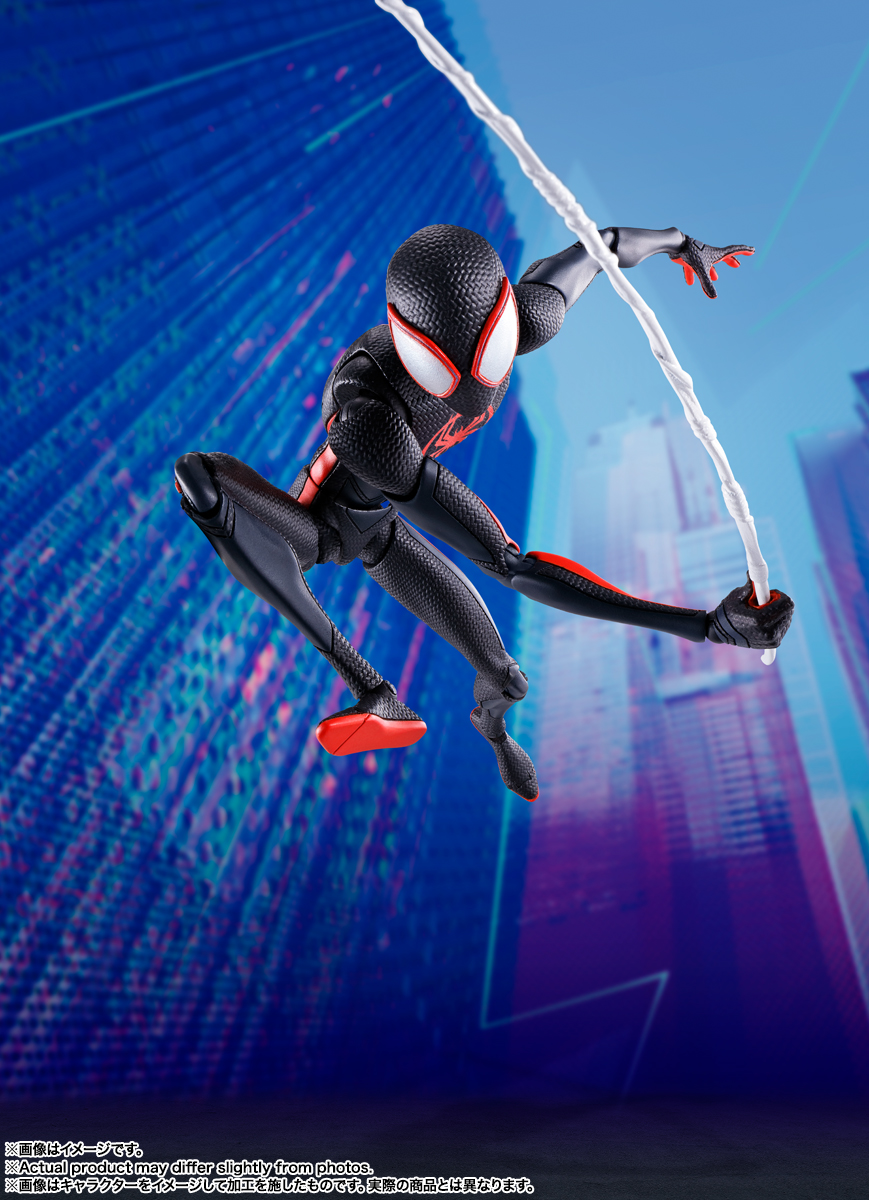 Spider-Man: Across the Spider-Verse S.H.Figuarts Spider-Man (Miles Morales) Action Figure (Reissue)