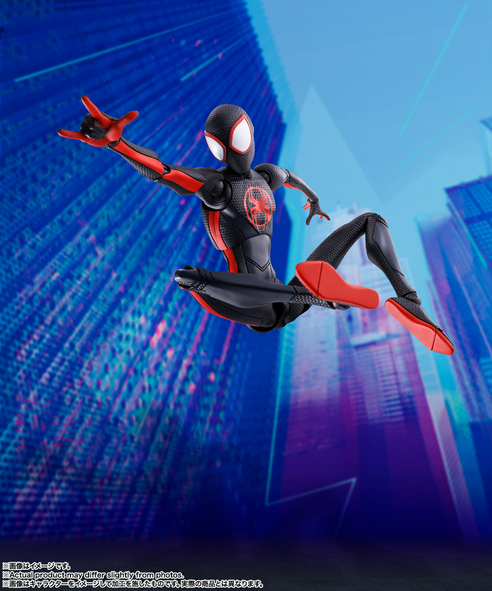 Spider-Man: Across the Spider-Verse S.H.Figuarts Spider-Man (Miles Morales) Action Figure (Reissue)