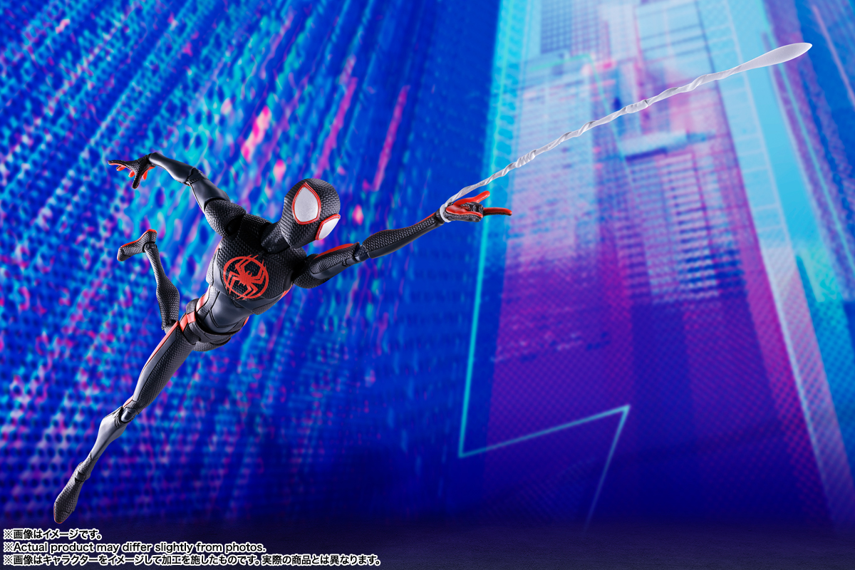 Spider-Man: Across the Spider-Verse S.H.Figuarts Spider-Man (Miles Morales) Action Figure (Reissue)
