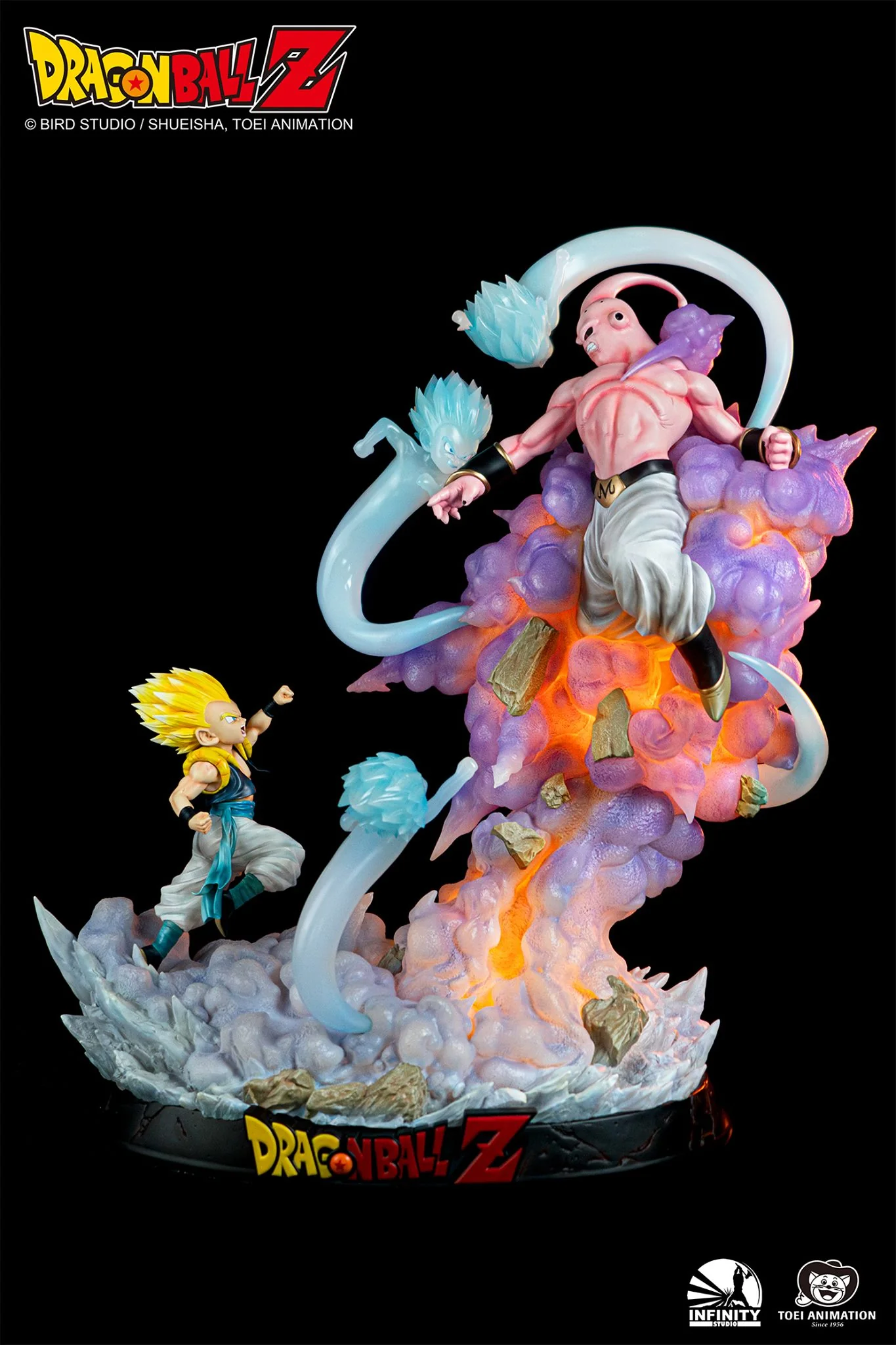 Dragon Ball Z Infinity Studio - Gotenks vs Buu Licensed Resin Statue