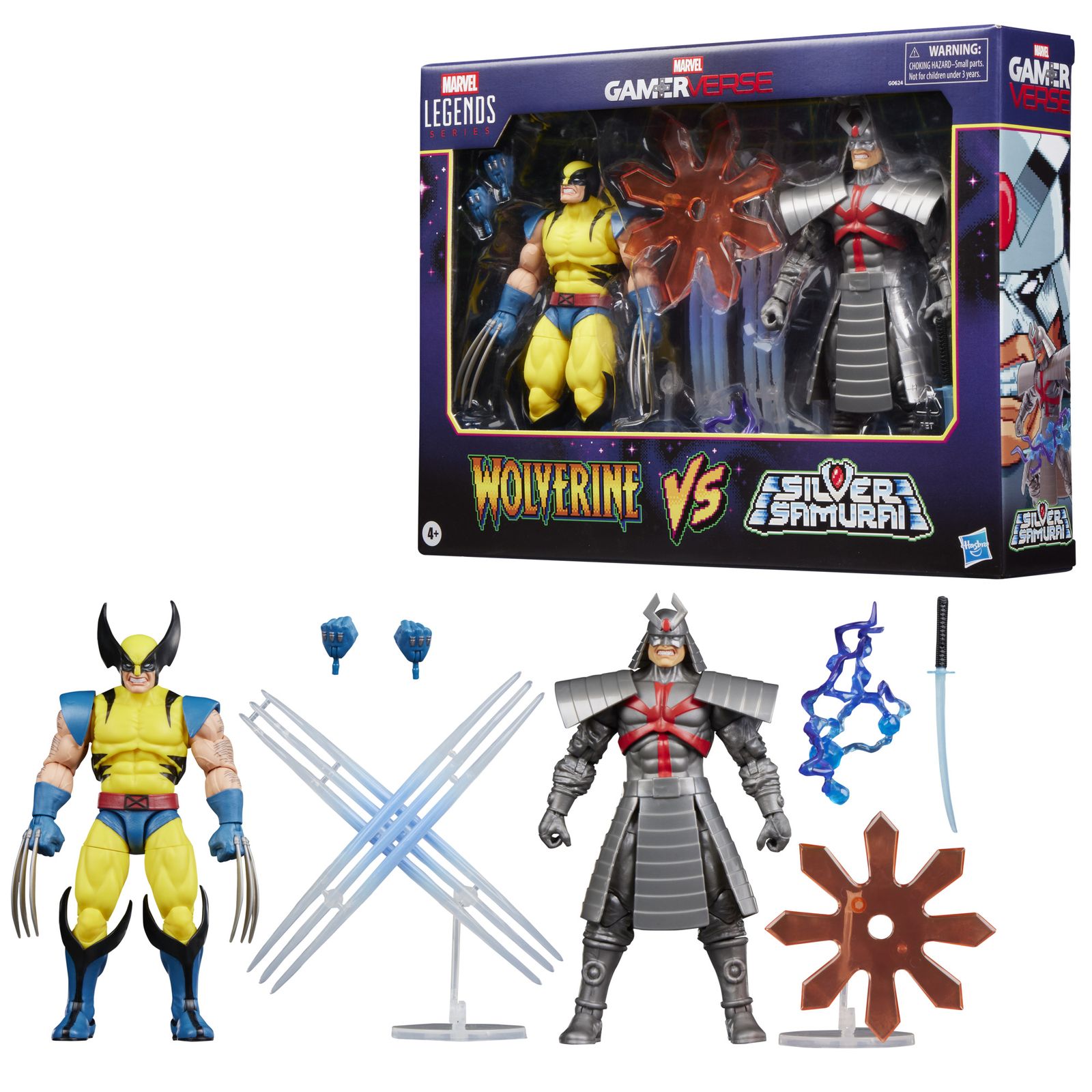 Wolverine vs. Silver Samurai Marvel Legends Gamerverse Action Figure Two-Pack