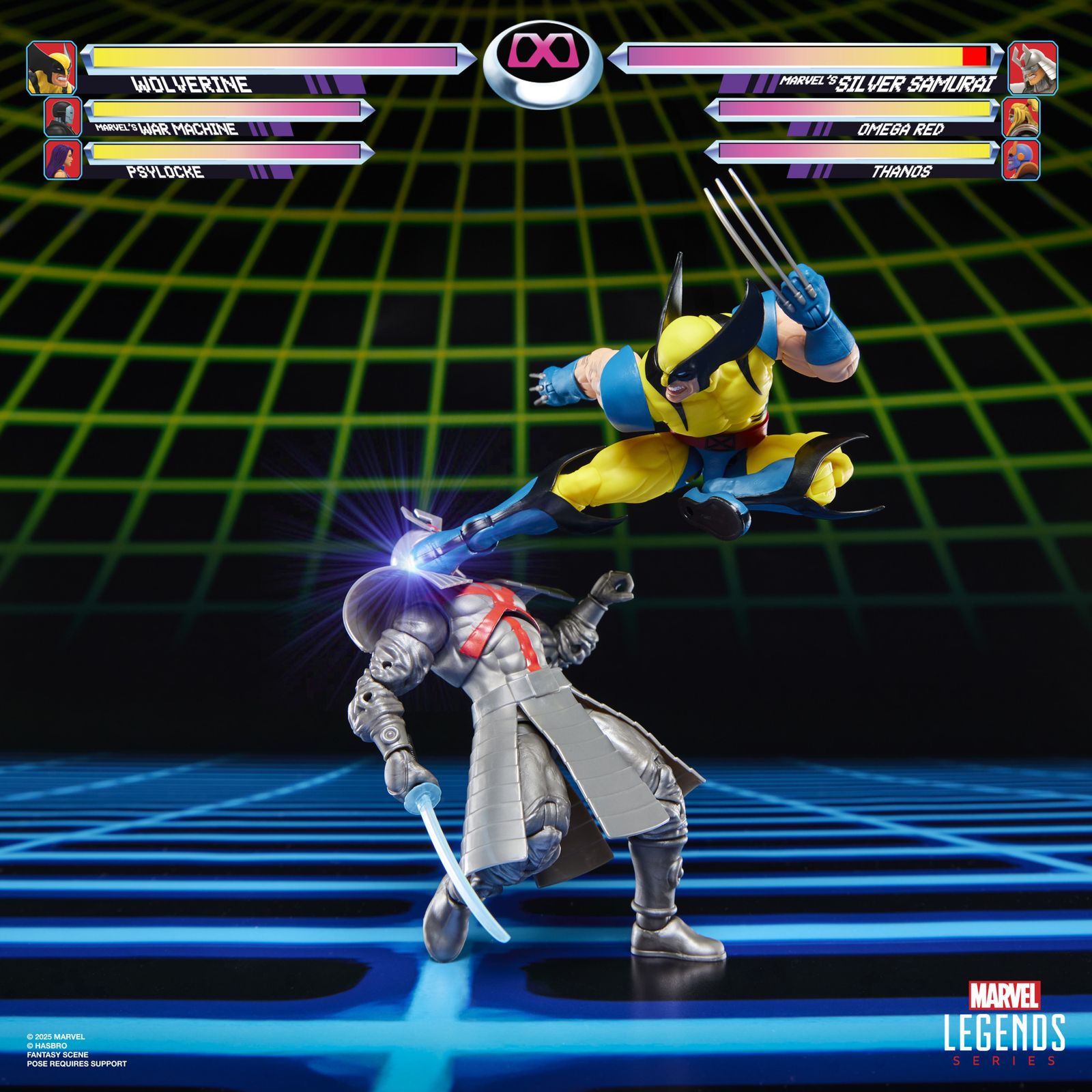 Wolverine vs. Silver Samurai Marvel Legends Gamerverse Action Figure Two-Pack