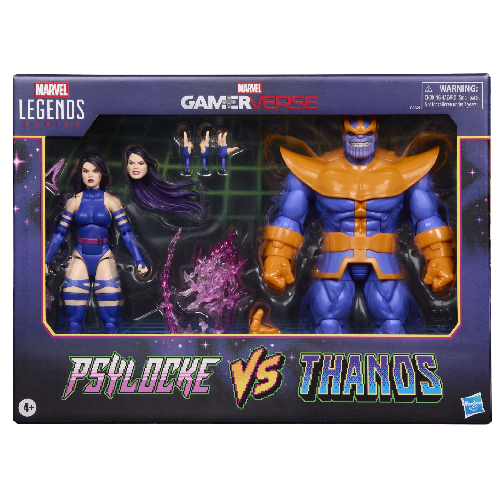 Psylocke Vs Thanos Gamerverse Marvel Legends Series Two-Pack Figure 