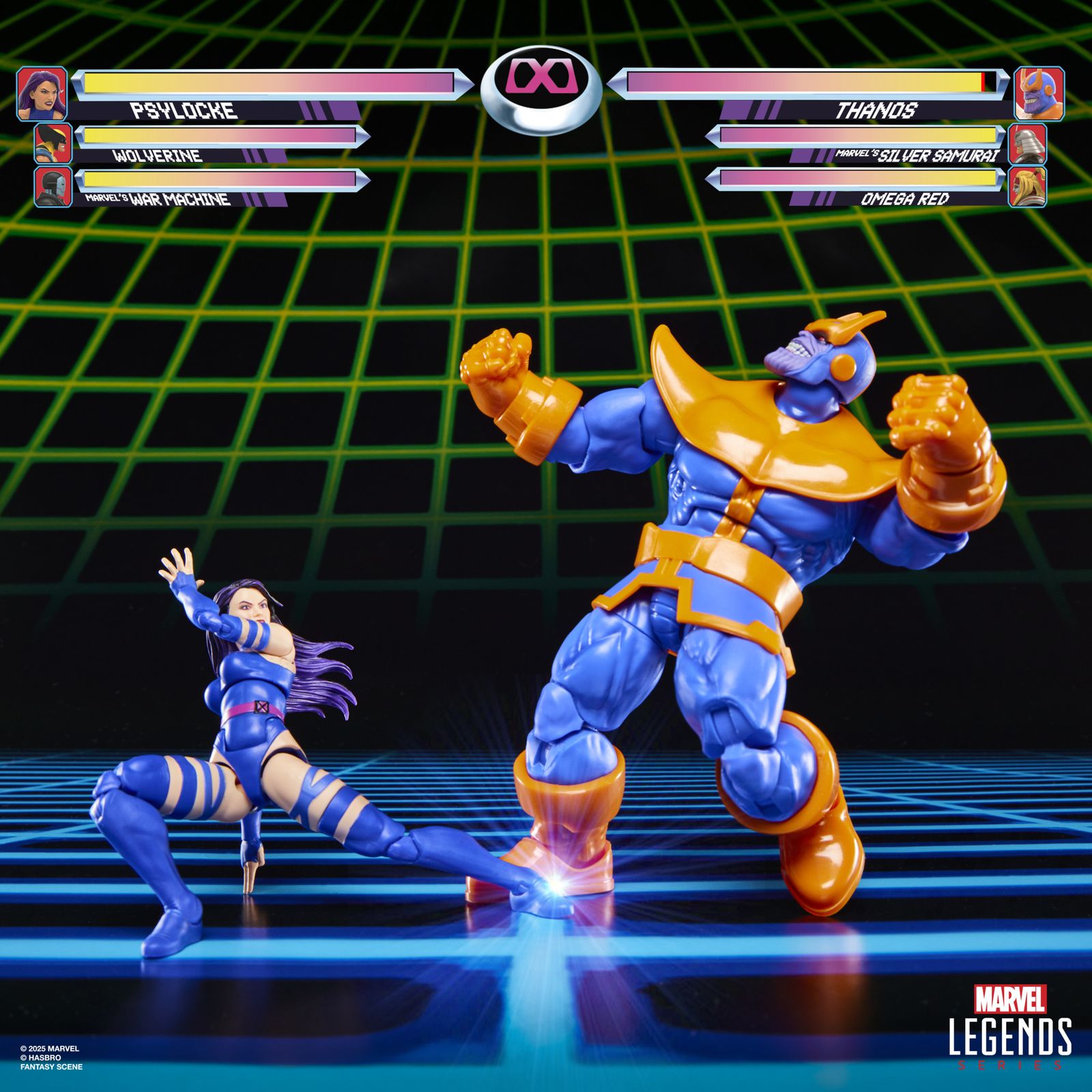 Psylocke Vs Thanos Gamerverse Marvel Legends Series Two-Pack Figure 