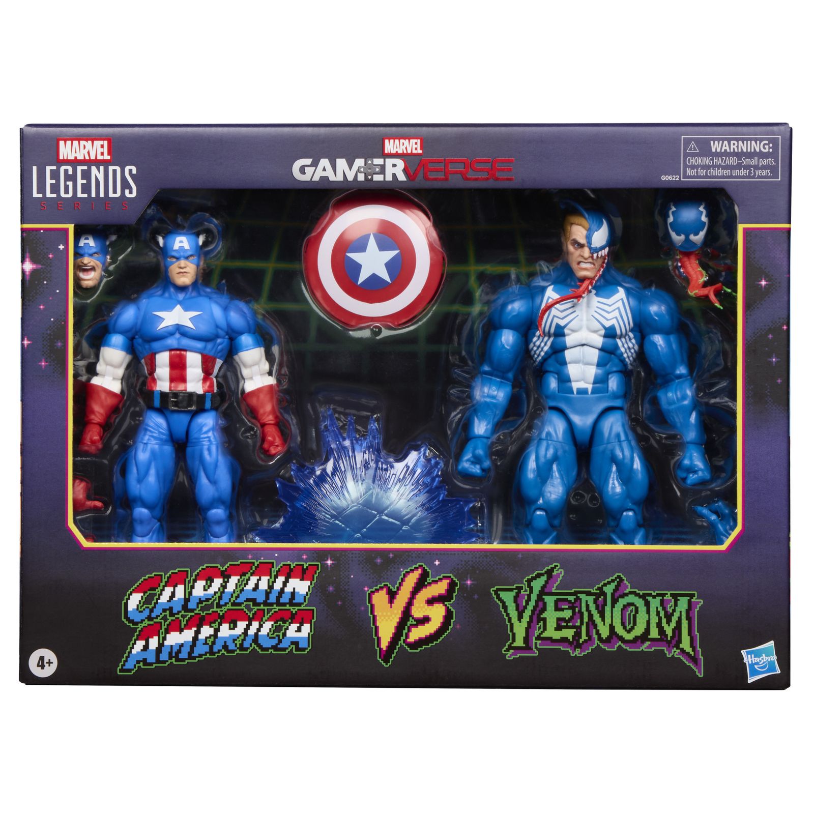 Marvel Legends Gamerverse Captain America vs. Venom Two-Pack Action Figure