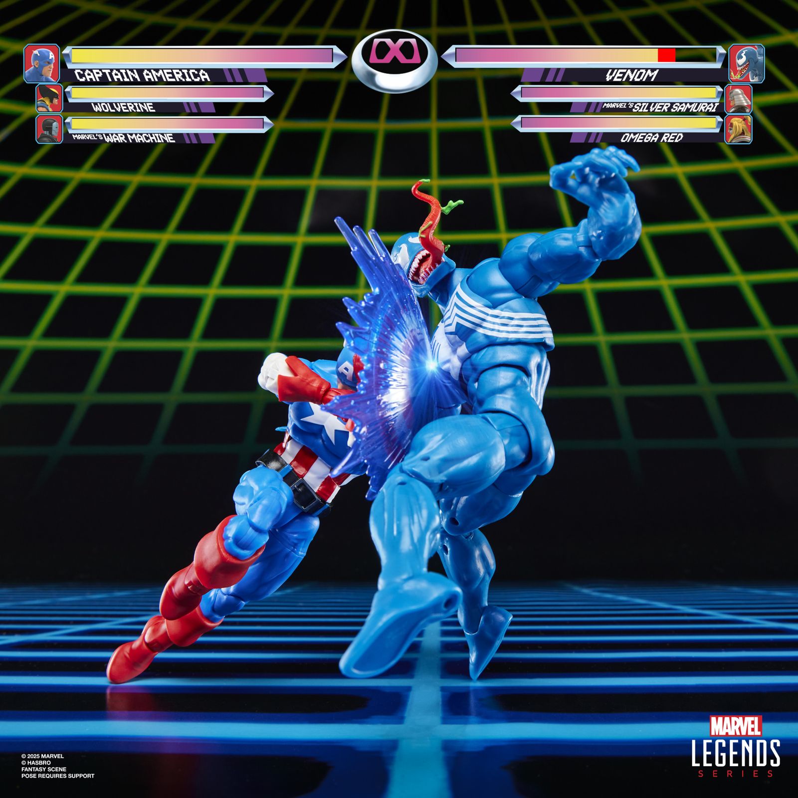 Marvel Legends Gamerverse Captain America vs. Venom Two-Pack Action Figure