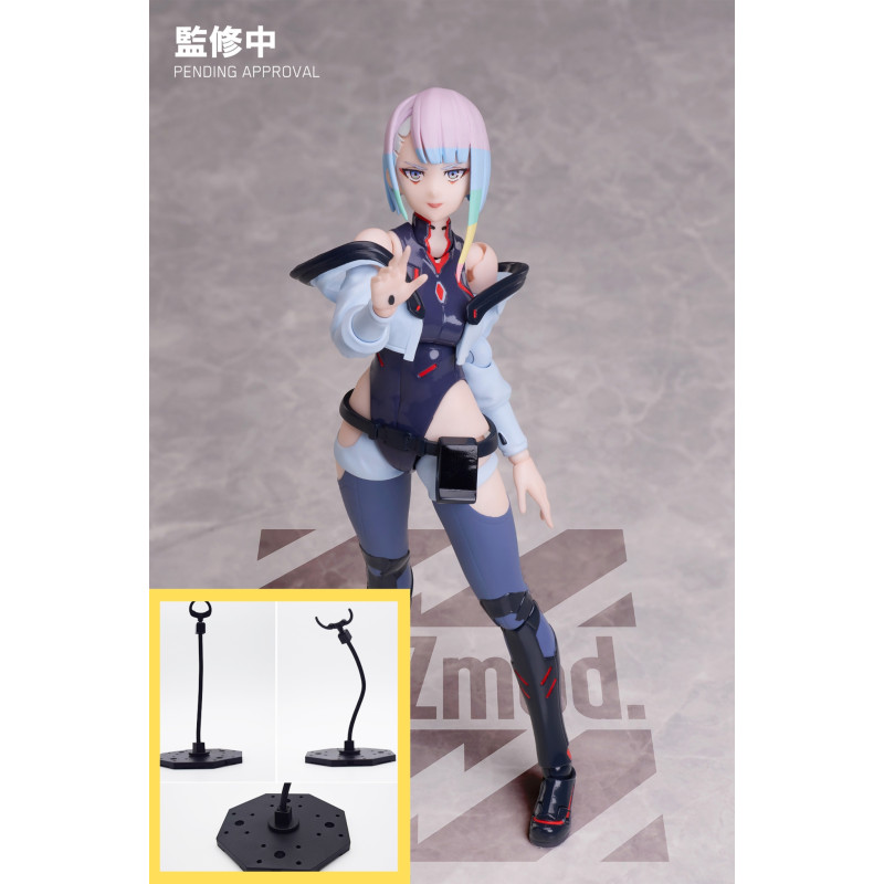 BUZZmod. Lucy Cyberpunk: Edgerunners Action Figure Limited Edition + Display Stand Set