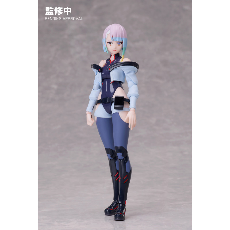 BUZZmod. Lucy Cyberpunk: Edgerunners Action Figure Limited Edition + Display Stand Set
