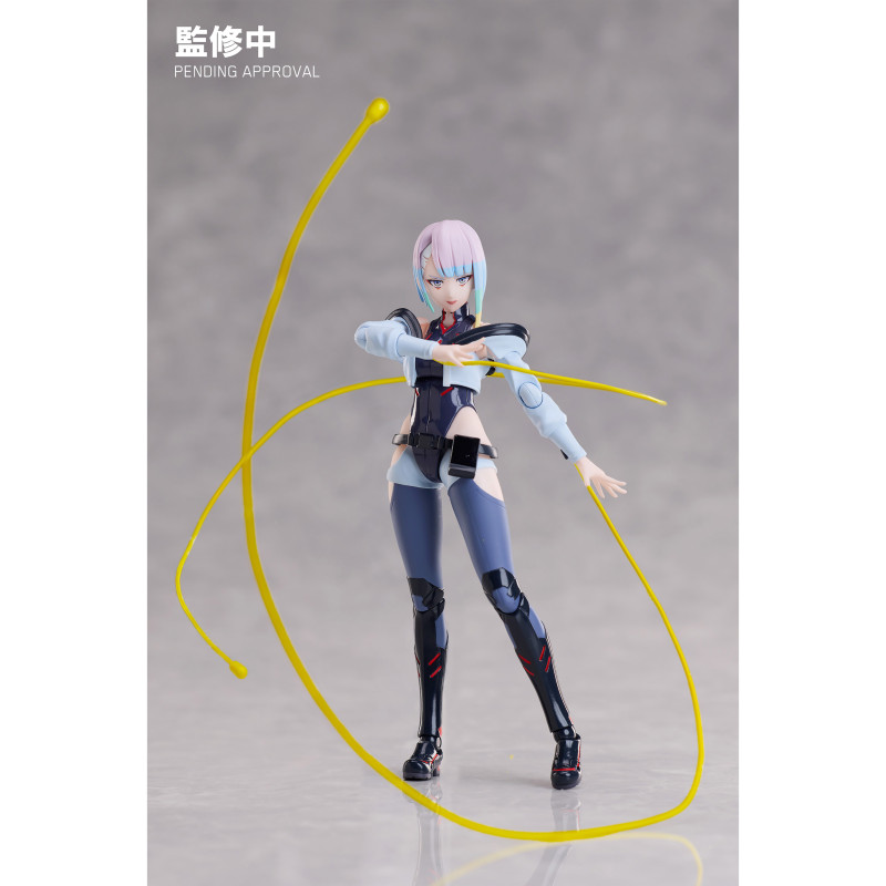BUZZmod. Lucy Cyberpunk: Edgerunners Action Figure Limited Edition + Display Stand Set