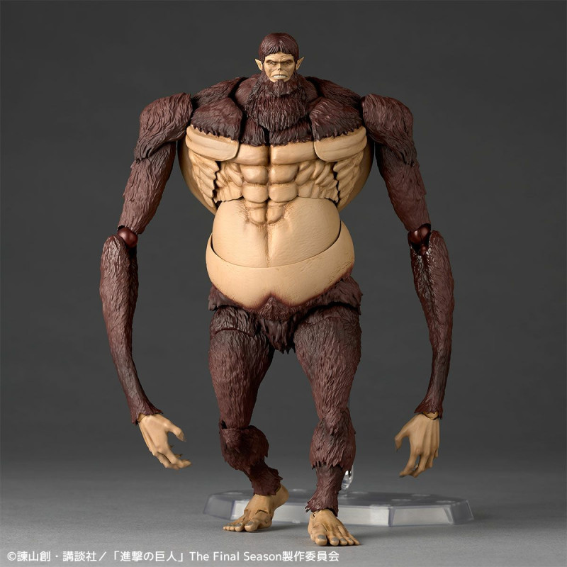 Revoltech Amazing Yamaguchi Beast Titan Shingeki No Kyojin Action Figure Limited Bonus Set