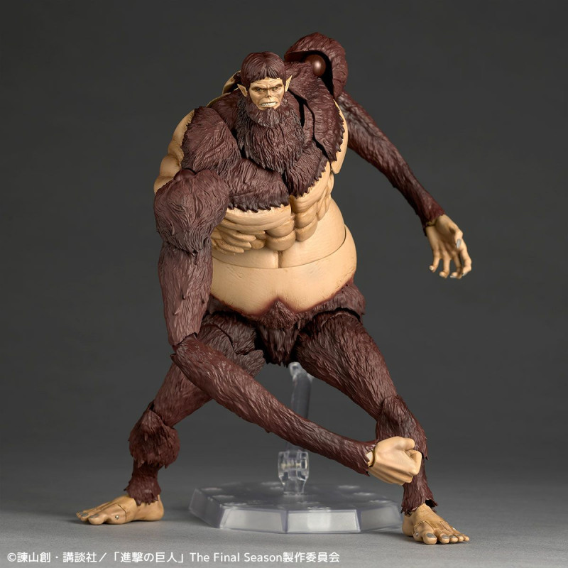 Revoltech Amazing Yamaguchi Beast Titan Shingeki No Kyojin Action Figure Limited Bonus Set