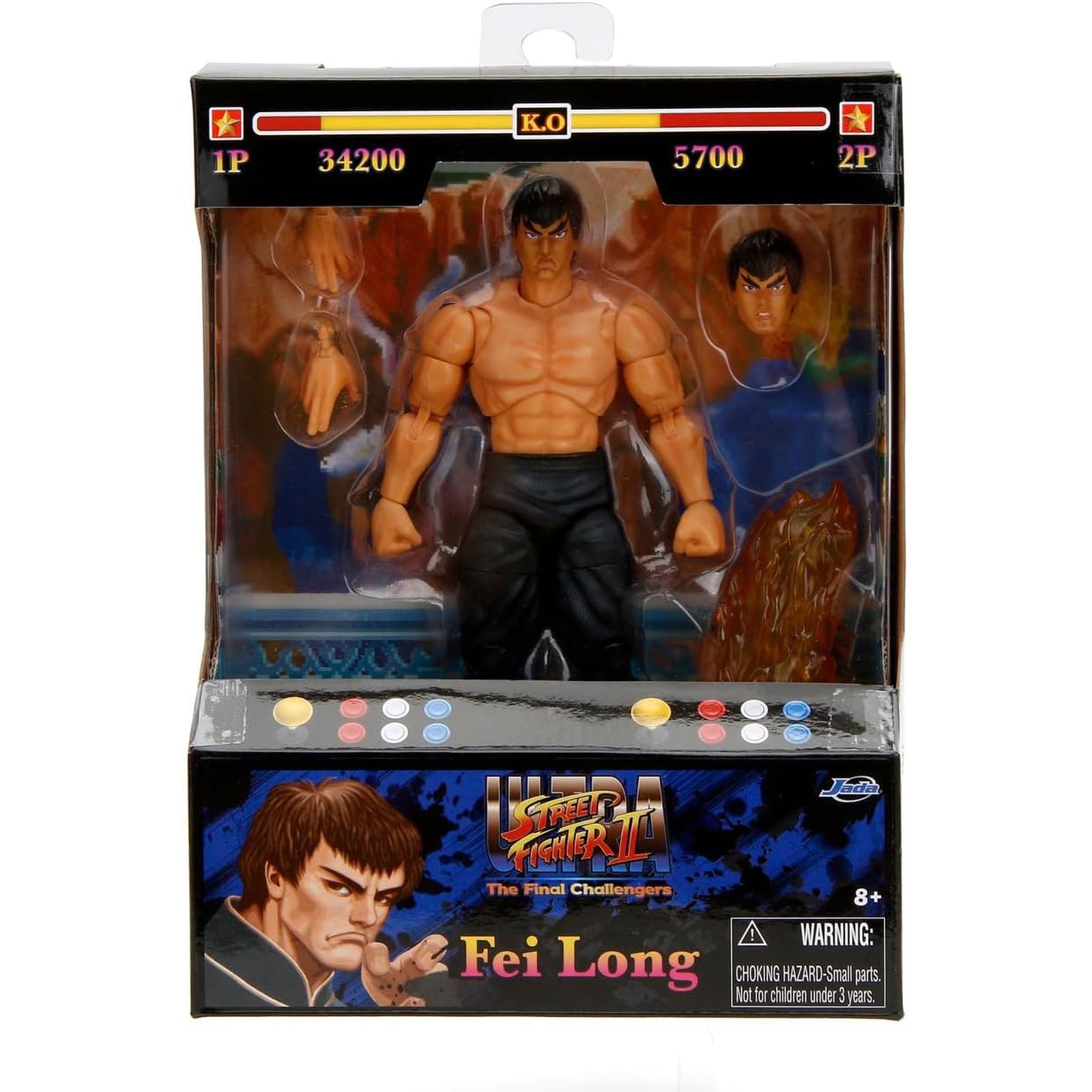 Ultra Street Fighter II: The Final Challengers Fei Long 1/12 Scale Action Figure