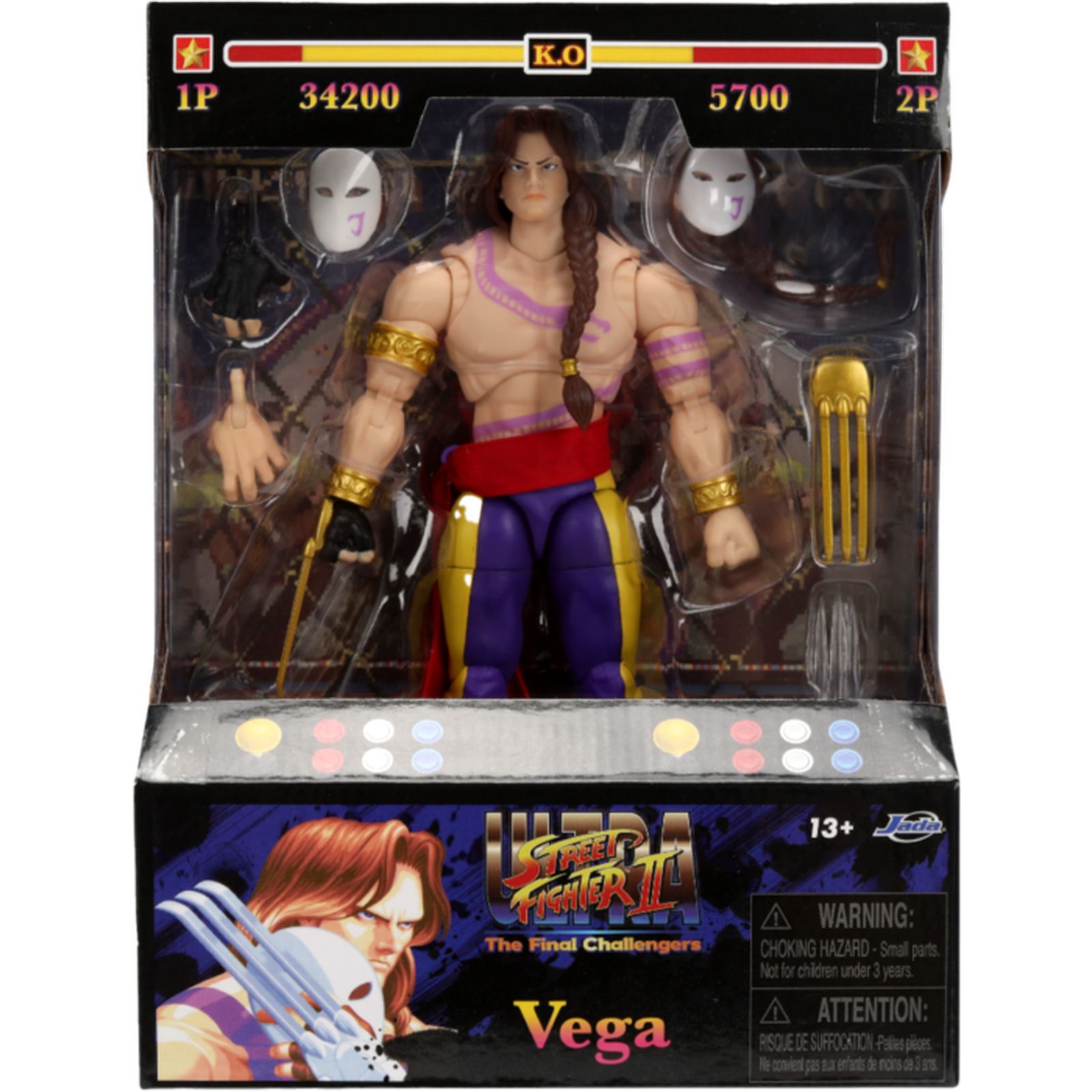 Ultra Street Fighter II: The Final Challengers Vega 1/12 Scale Action Figure