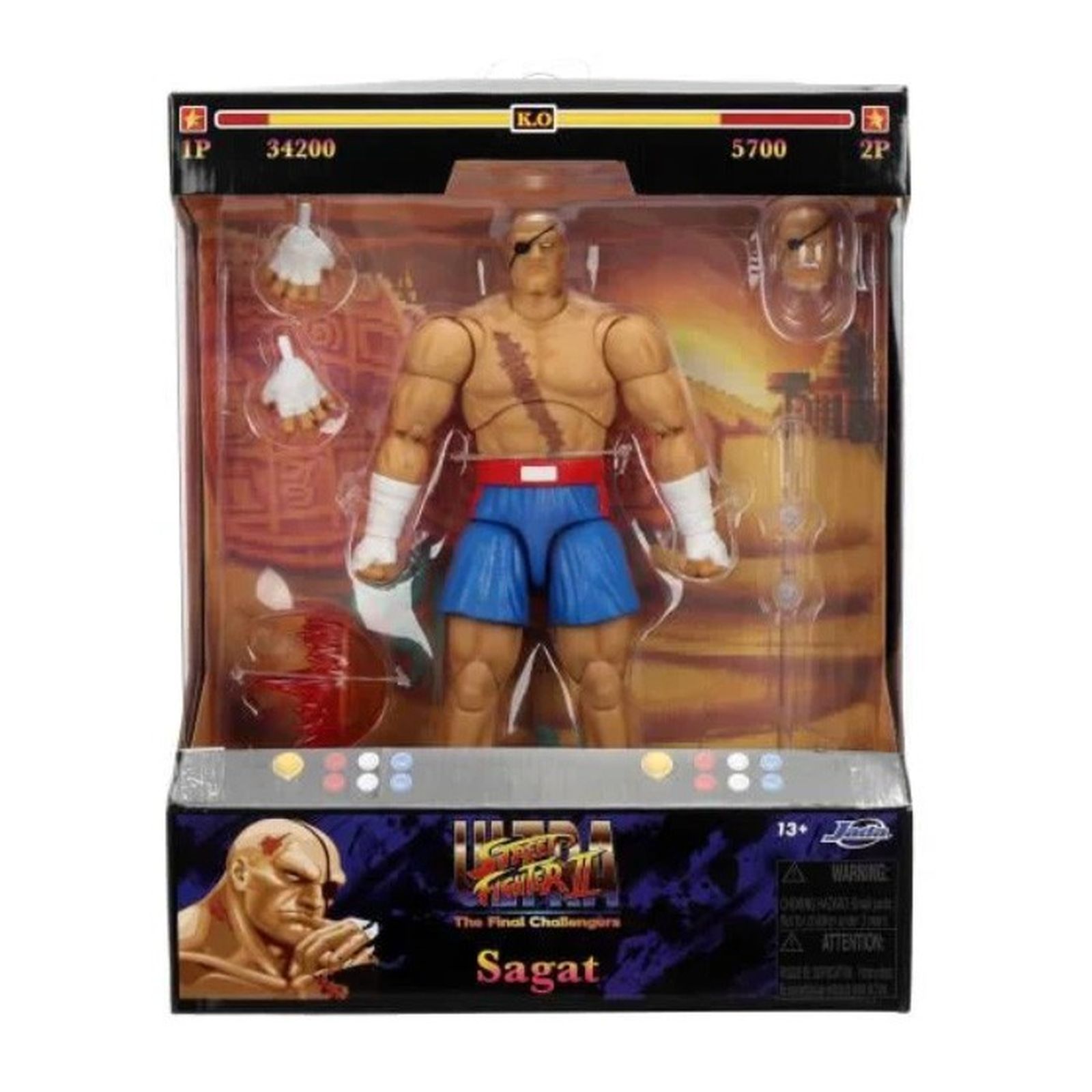 Ultra Street Fighter II: The Final Challengers Sagat 1/12 Scale Action Figure