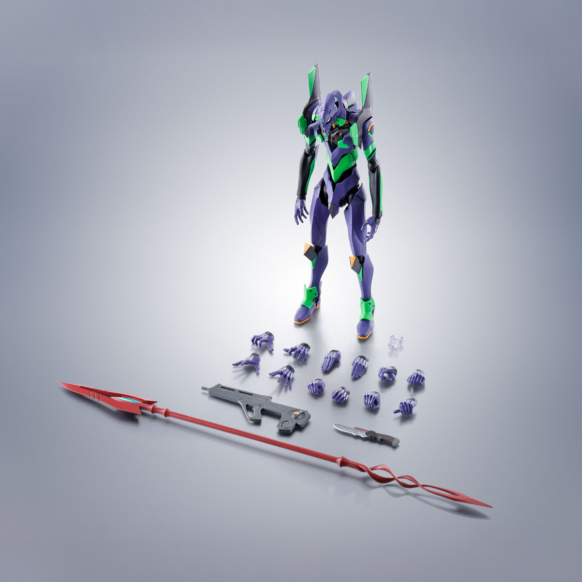Rebuild of Evangelion Robot Spirits Evangelion 01 Test Type-01 (Spear of Cassius Renewal Color Edition) Action Figure (Reissue)