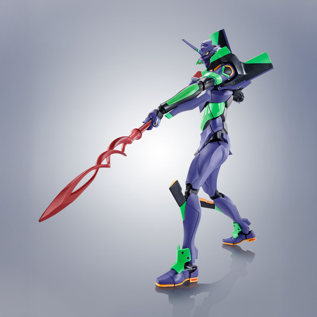 Rebuild of Evangelion Robot Spirits Evangelion 01 Test Type-01 (Spear of Cassius Renewal Color Edition) Action Figure (Reissue)
