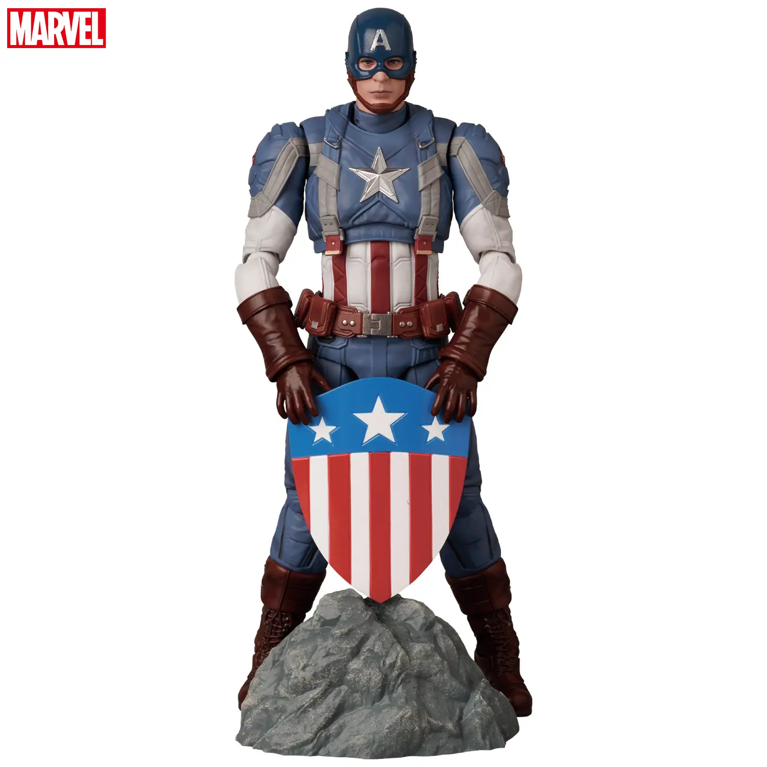 Captain America: The Winter Soldier MAFEX No.220 Captain America (Classic Suit) Action Figure