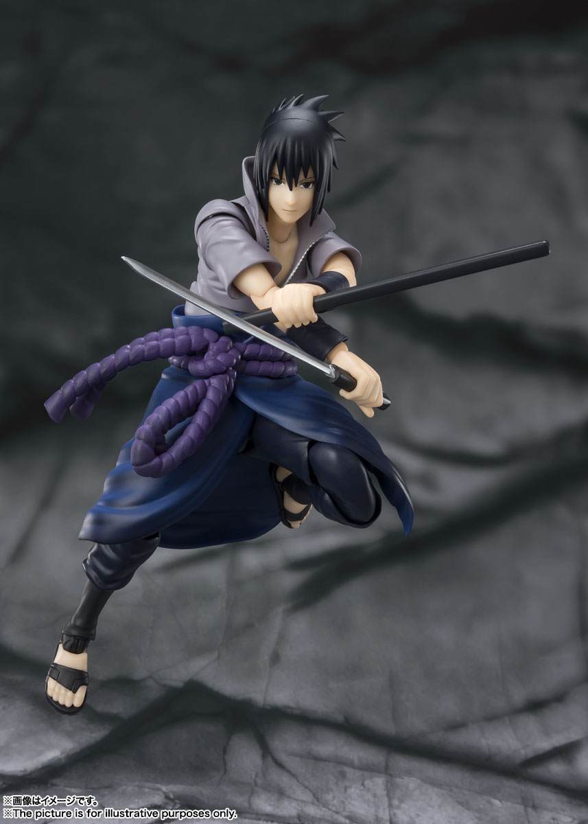 Naruto: Shippuden S.H.Figuarts Sasuke Uchiha (He Who Bears All Hatred) Action Figure