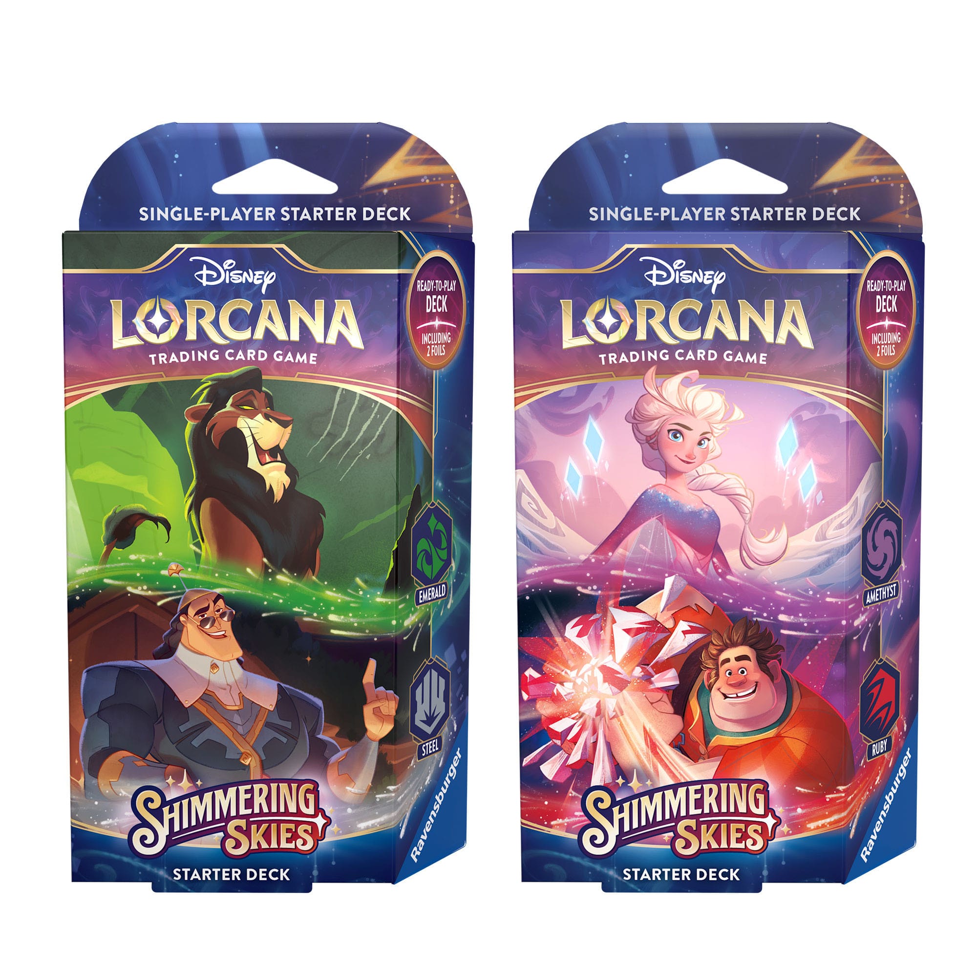 Disney Lorcana TCG Shimmering Skies Starter Deck (English Edition)