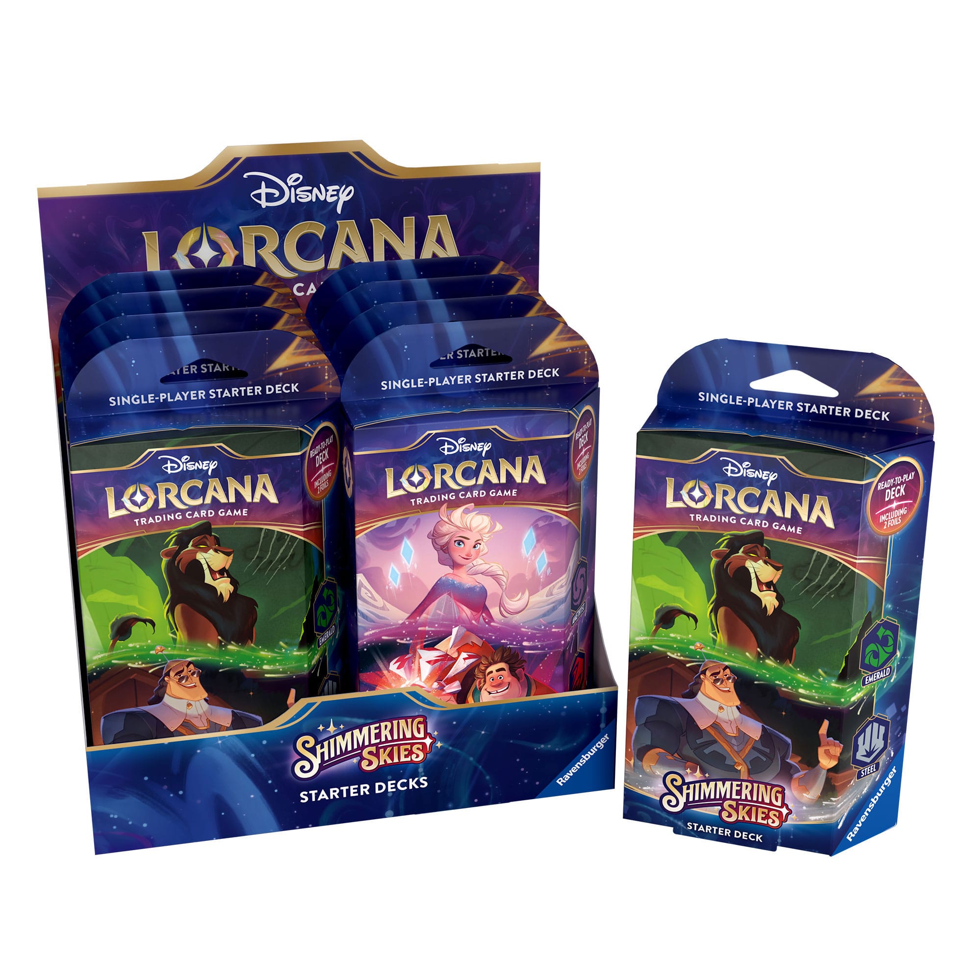 Disney Lorcana TCG Shimmering Skies Starter Deck (English Edition)