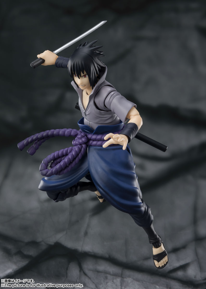 Naruto: Shippuden S.H.Figuarts Sasuke Uchiha (He Who Bears All Hatred) Action Figure