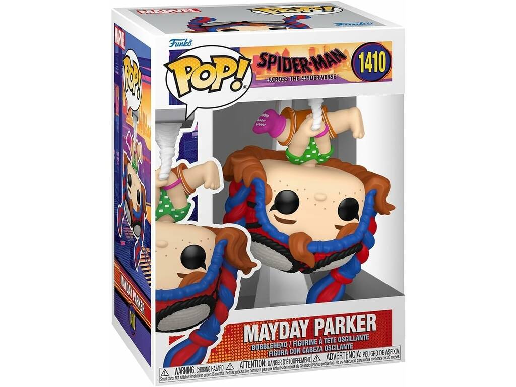 Spiderman Across the Spider-Verse POP! Vinyl Figure Mayday Parker 9 cm