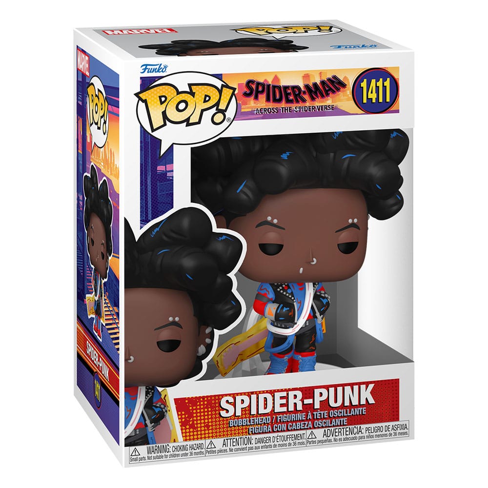 Spider Man Across the Spider-Verse POP! Vinyl Figure Spider-Punk 9 cm