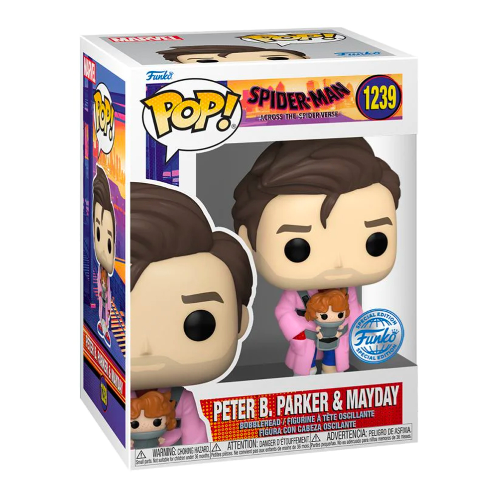 Spider-Man: Across the Spider-Verse POP! Vinyl Figure Peter B. Parker & Mayday 9 cm
