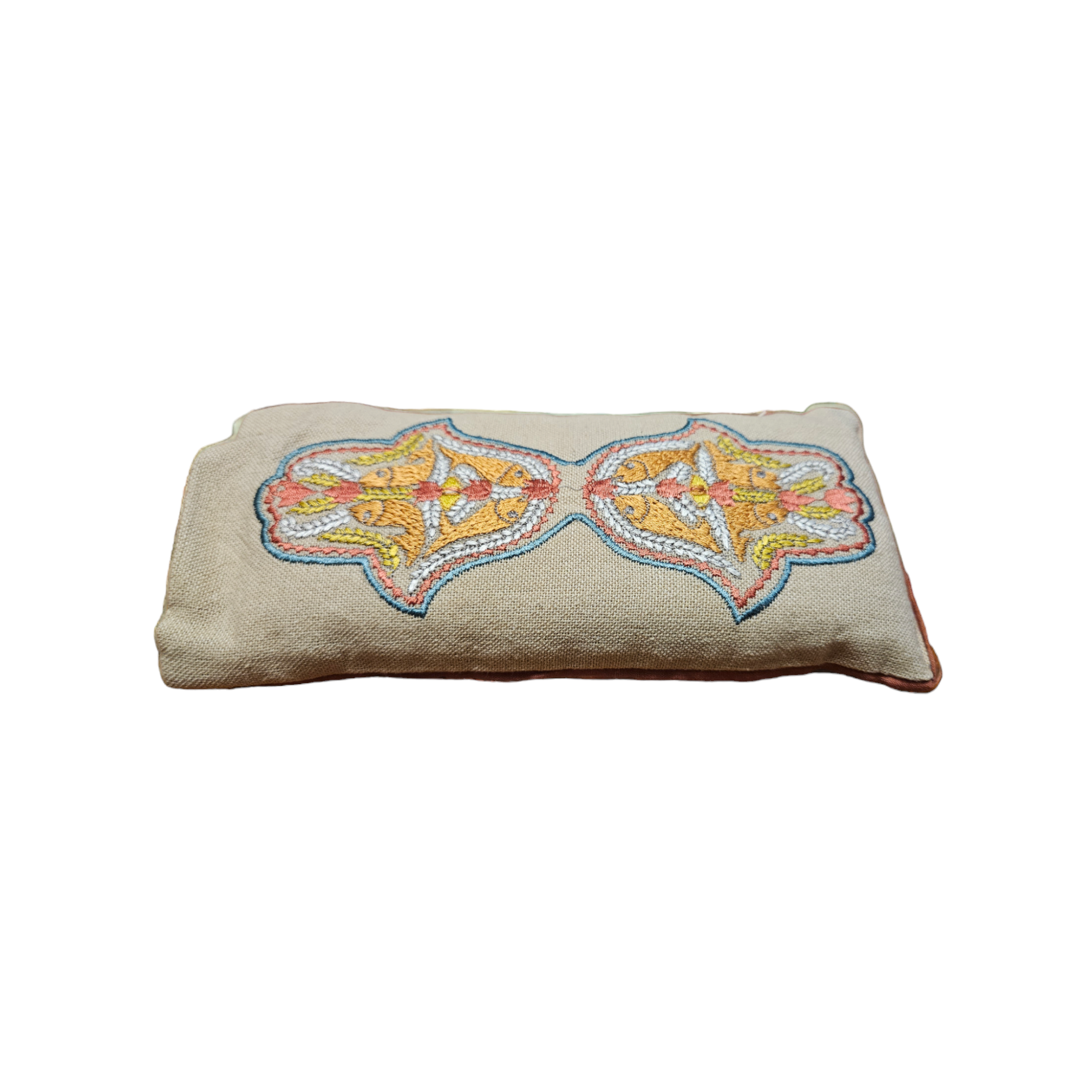 Eye Pillow with Flaxseed & Lavender oil - Hamsa Hand Embroidered