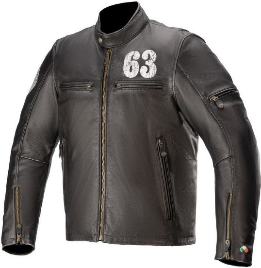 ALPINESTARS OSCAR ODINĖ KLASIKINIO STILIAUS MOTO STRIUKĖ