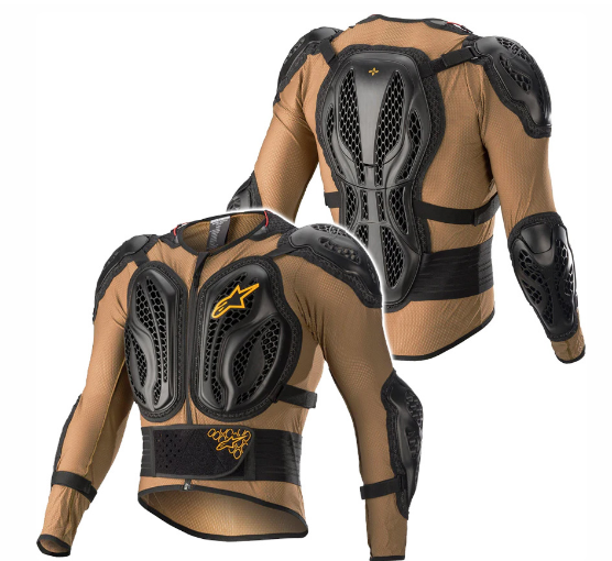 ALPINESTARS BIONIC ACTION RUSVI  APSAUGINIAI MOTO ŠARVAI