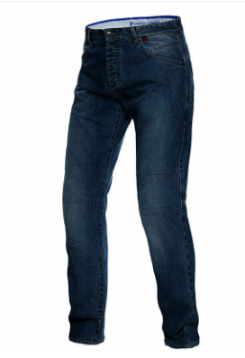 DAINESE BONNEVILLE REGULAR DARK DENIM DIDESNIŲ DYDŽIŲ VYRIŠKI MOTO DŽINSAI