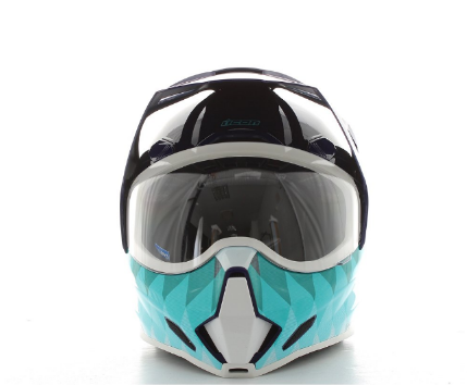 ICON VARIANT PRO HELLO SUNSHINE MOTO KROSINIS ENDURO ŠALMAS