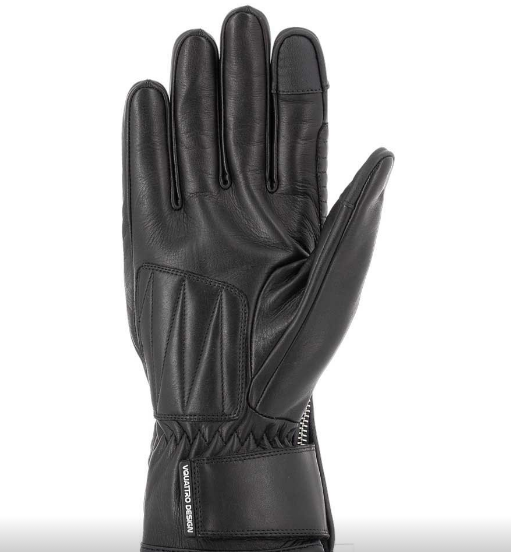 VQUATTRO DESIGN DUST18 PUSILGĖS ODINĖS MOTO PIRŠTINĖS