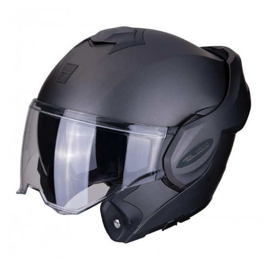 SCORPION EXO-TECH EVO SOLID MODULINIS PERVERČIAMAS MOTO ŠALMAS