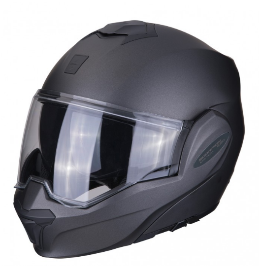 SCORPION EXO-TECH EVO SOLID MODULINIS PERVERČIAMAS MOTO ŠALMAS