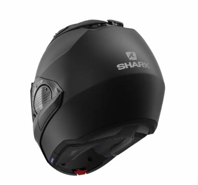 SHARK EVO ES BLANK MODULINIS PERVERČIAMAS MOTO ŠALMAS