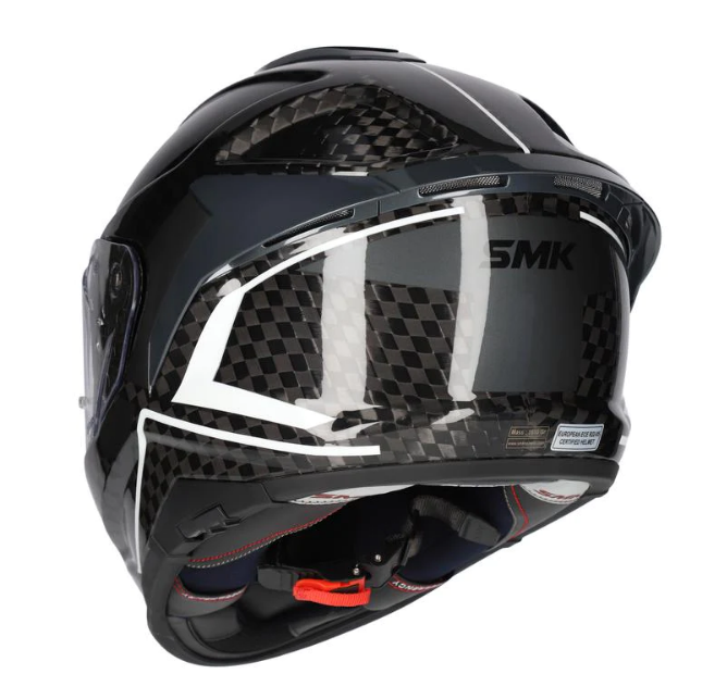 SMK TITAN CARBON NERO UŽDARO TIPO MOTO ŠALMAS
