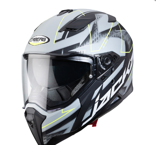 CABERG JACKAL TECHNO UŽDARO TIPO MOTO ŠALMAS