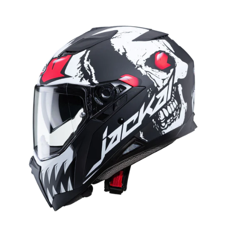 CABERG JACKAL TECHNO UŽDARO TIPO MOTO ŠALMAS
