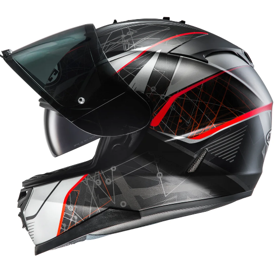 HJC IS-17 UŽDARO TIPO MOTO ŠALMAS