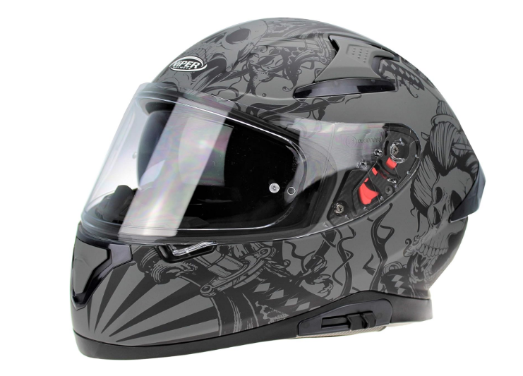 VIPER RSV95 UŽDARO TIPO MOTO ŠALMAS