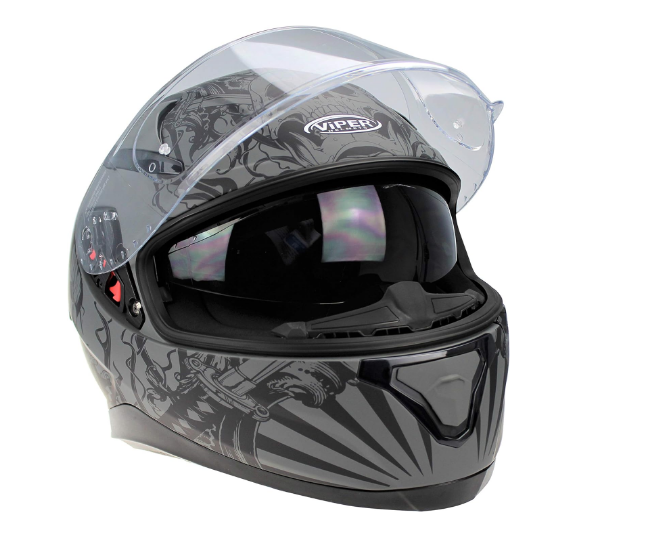 VIPER RSV95 UŽDARO TIPO MOTO ŠALMAS