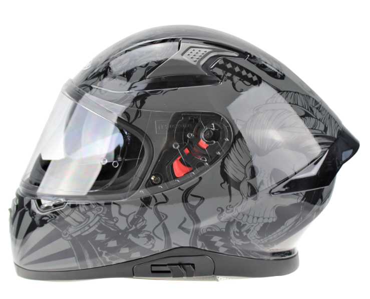 VIPER RSV95 UŽDARO TIPO MOTO ŠALMAS