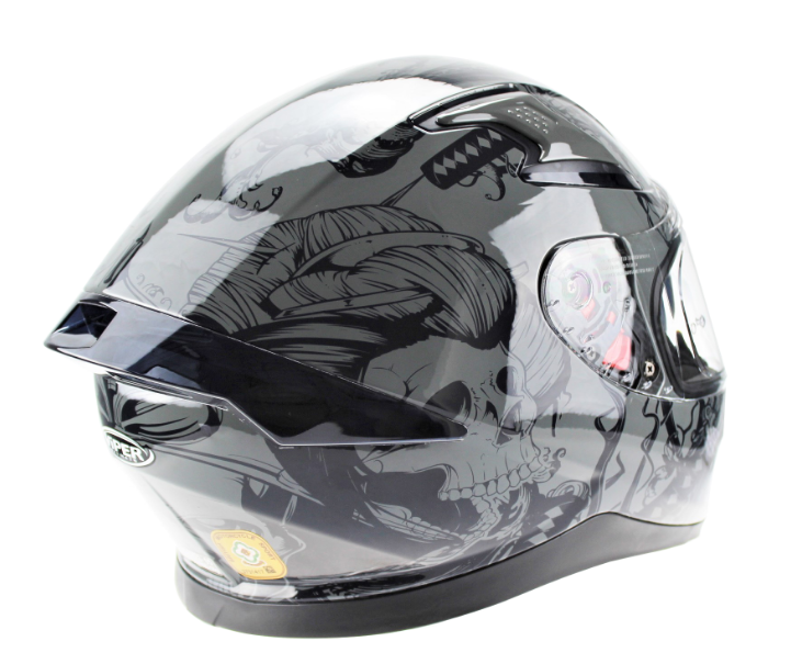 VIPER RSV95 UŽDARO TIPO MOTO ŠALMAS